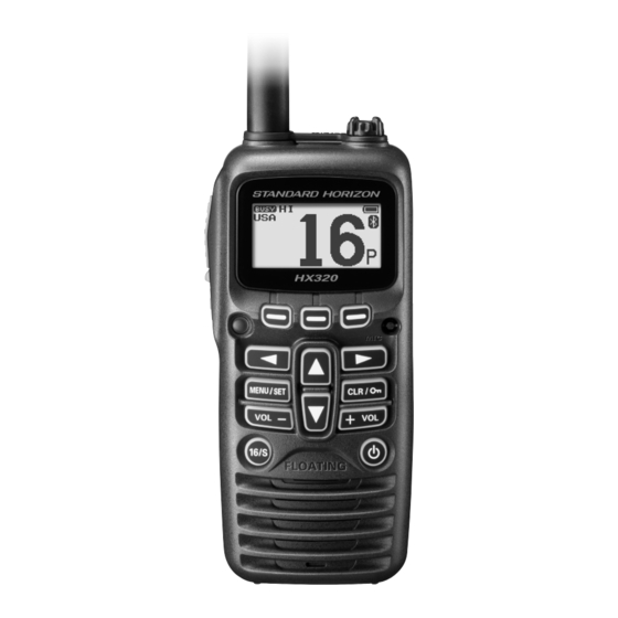 Standard Horizon HX320E Owner's Manual