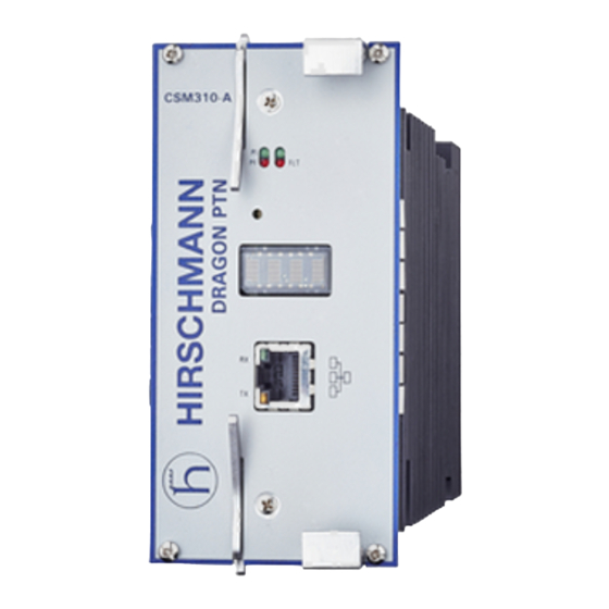 Belden HIRSCHMANN PTN-CSM310-A User Manual