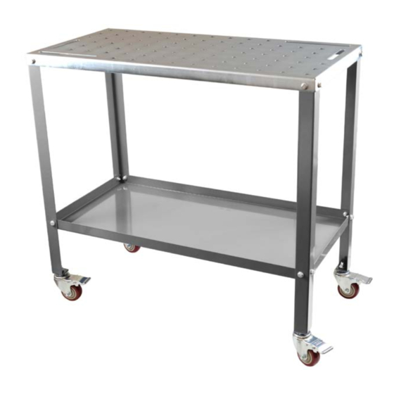 User Manuals: Meganex MEG136 Welding Table Wheels