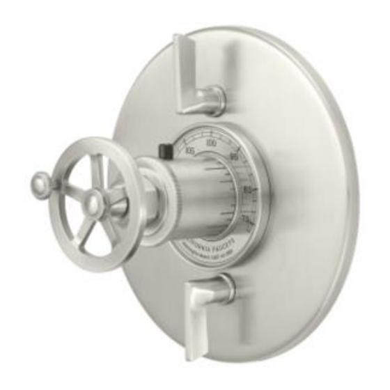 California Faucets Steampunk Bay TO-TH2L-85 Installation Instructions
