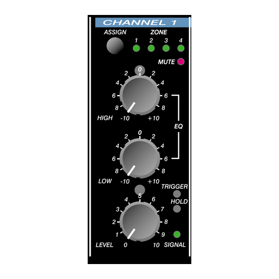 Architectural Acoustics PZS 140RA User Manual