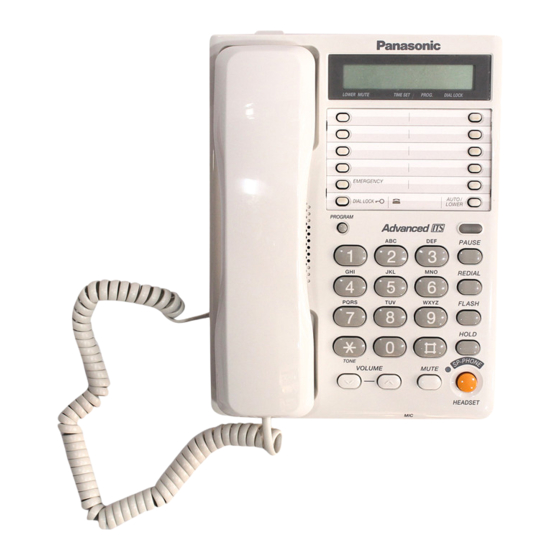 PANASONIC KXT2375MXW SERVICE MANUAL Pdf Download ManualsLib