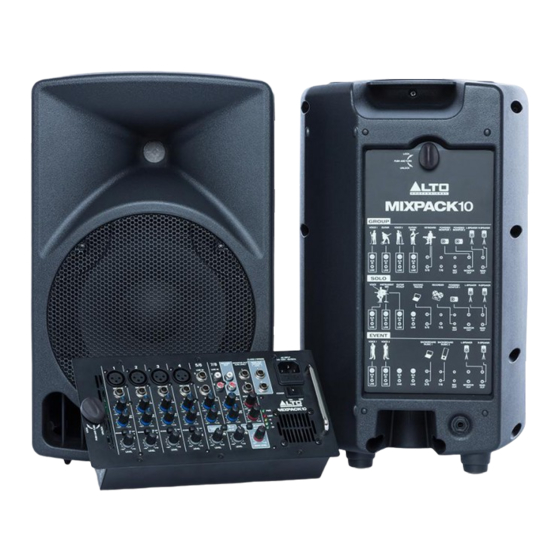 Alto Professional MIXPACK 10 User Manual