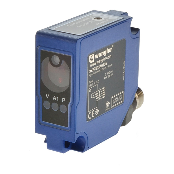 Wenglor OY2P303A0135 Operating Instructions