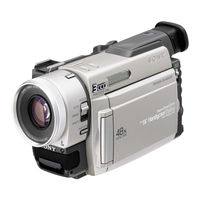 Sony DCRTRV900 - MiniDV Handycam Digital Video Camcorder Operating Instructions Manual
