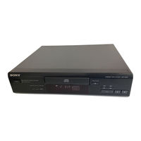 Sony CDP-M305 Operating Instructions Manual