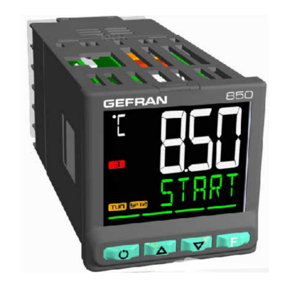 gefran 850 Installation And Instruction Manual