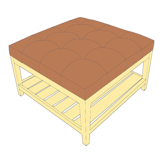 Abbyson Square Coffee Table Ottoman Assembly Instructions