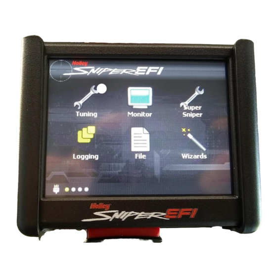 Holley Sniper EFI Startup Manual