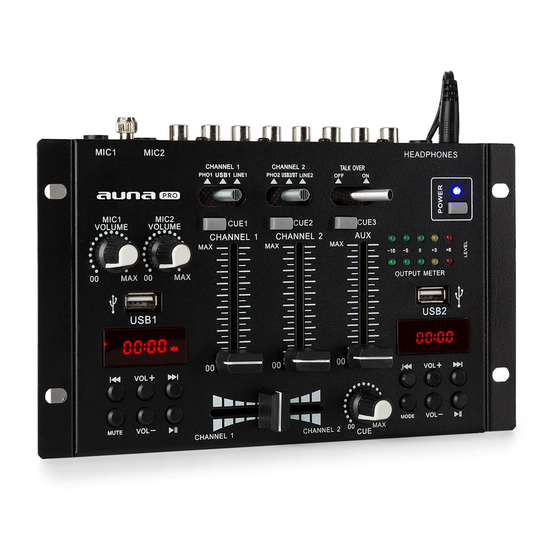 auna PRO DJ-22BT MKII Manual