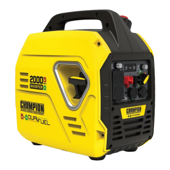 Champion Global Power Equipment 100900 Quick Start