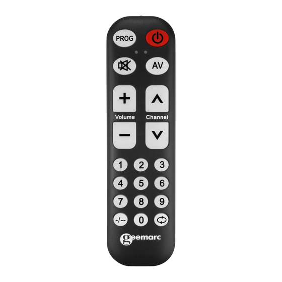 Geemarc TV-1 Manual
