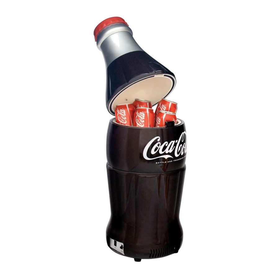 Koolatron BC10-G - Coca-Cola Bottle Fridge Manual