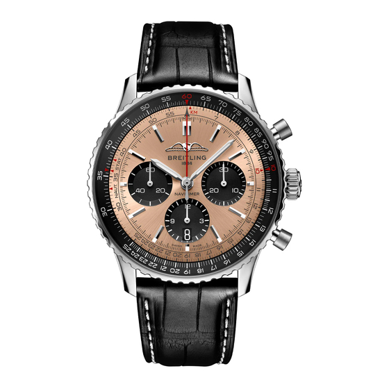 Breitling NAVITIMER B01 CHRONOGR APH Instructions For Use Manual