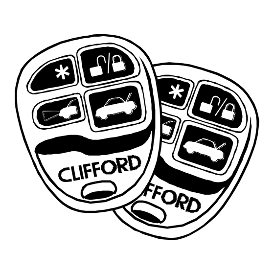 Clifford Cyber 4 Installation Manual
