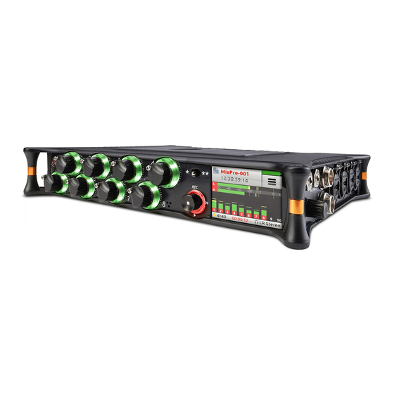 Sound Devices MixPre-10T User Manual