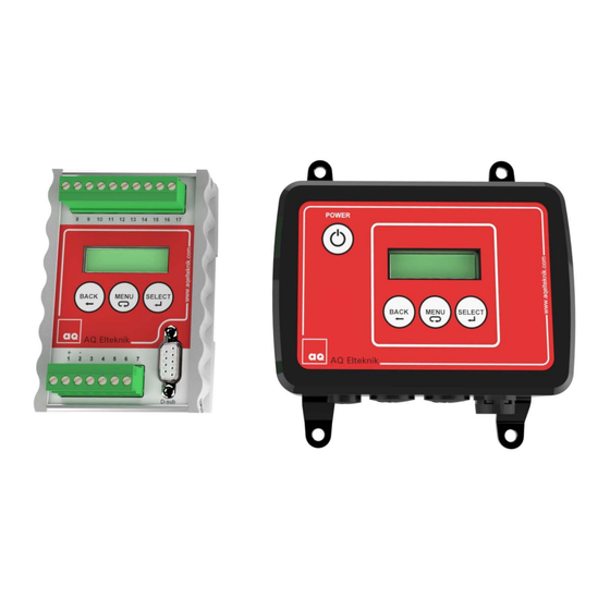 AQ Elteknik D72 Manual