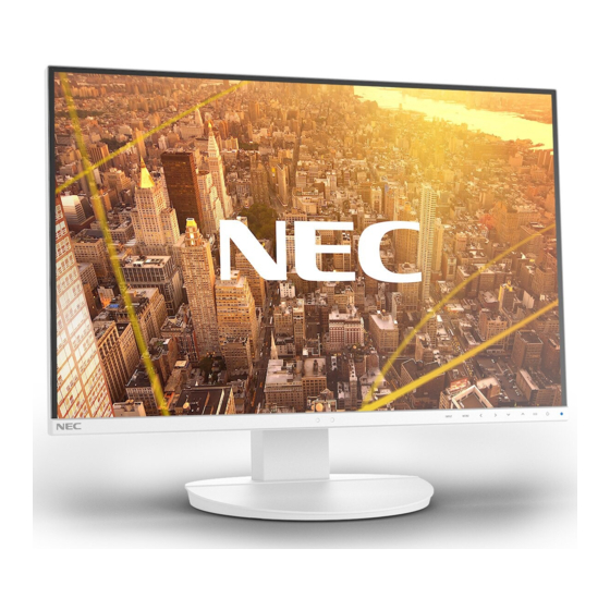 NEC MultiSync EA242WU User Manual