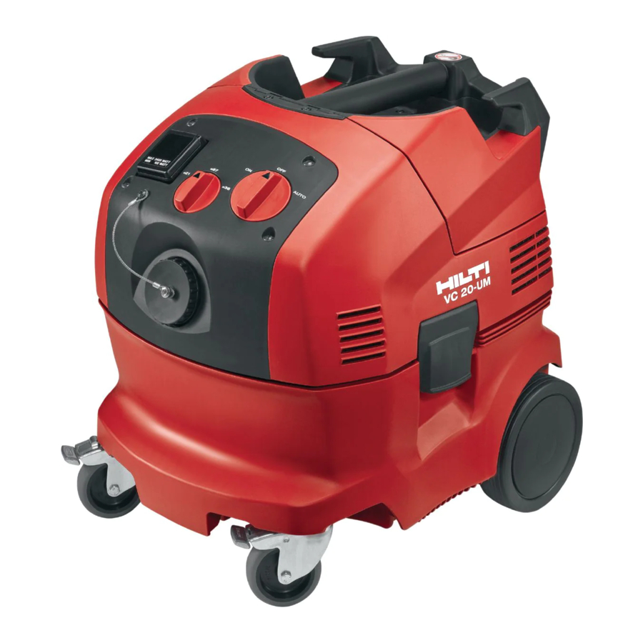 Hilti VC 20-UM Instructions Manual