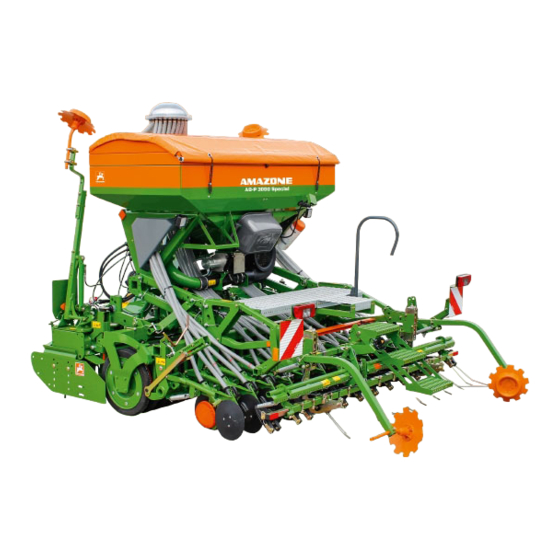 Amazone AD-P 03 SPECIAL Operator's Manual