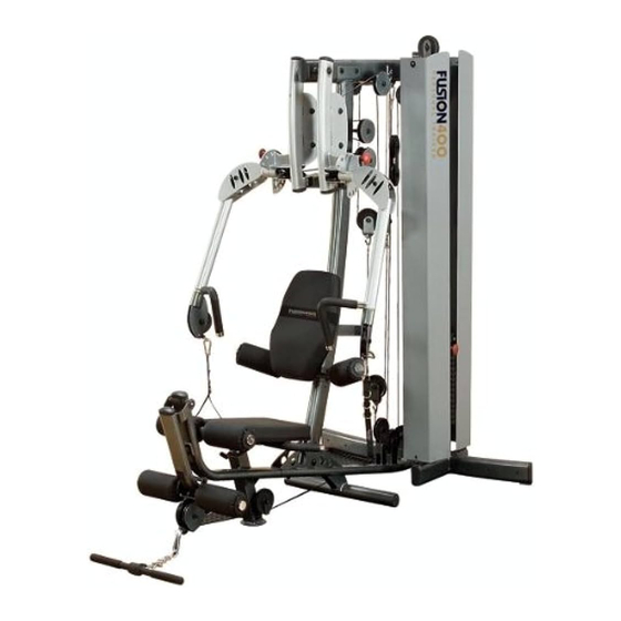 Body Solid FUSION400 Assembly Instructions & Owner's Manual