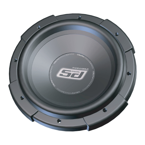 Phoenix Gold RSdC102 Product Manual