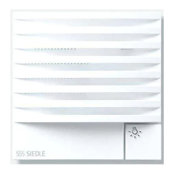 SSS Siedle TLM/LL 611-02 Product Information