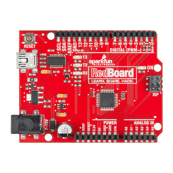 Sparkfun Electronics RedBoard Manuals