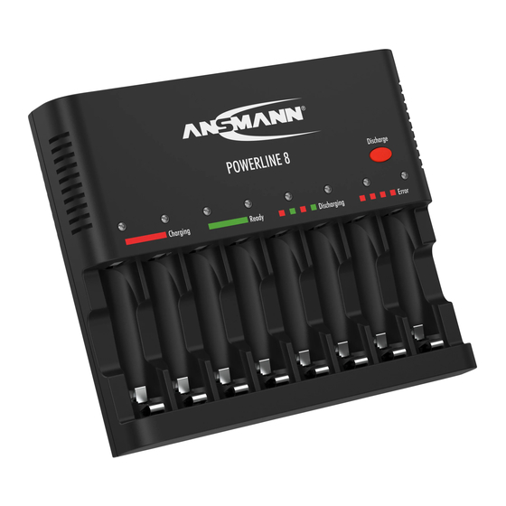 ANSMANN POWERLINE 8 Instruction Manual
