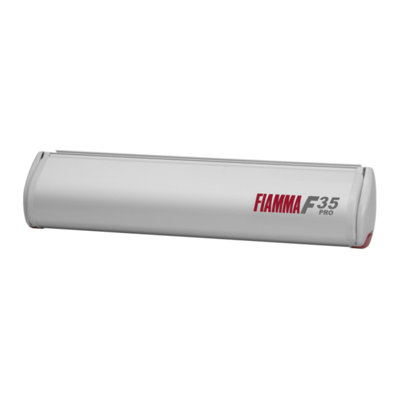 Fiamma F35 PRO Installation And Use Instructions Manual