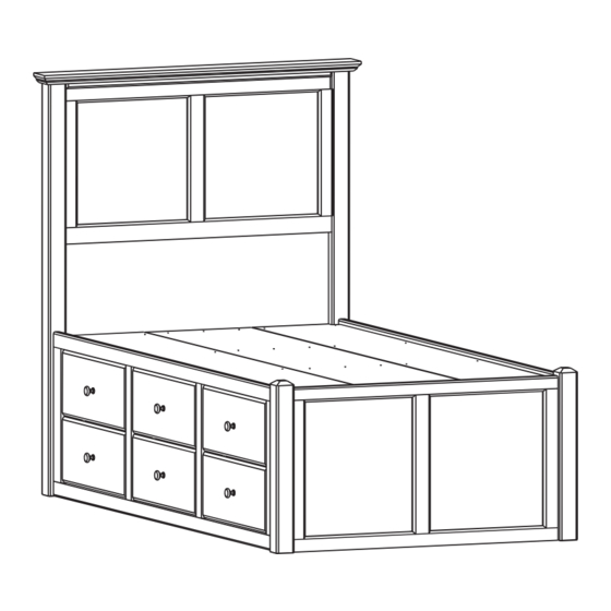 Whittier Wood Products Shaker 1400AFVCL Assembly Instructions Manual