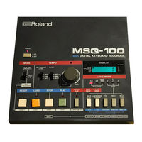 Roland MSQ-100 Owner's Manual