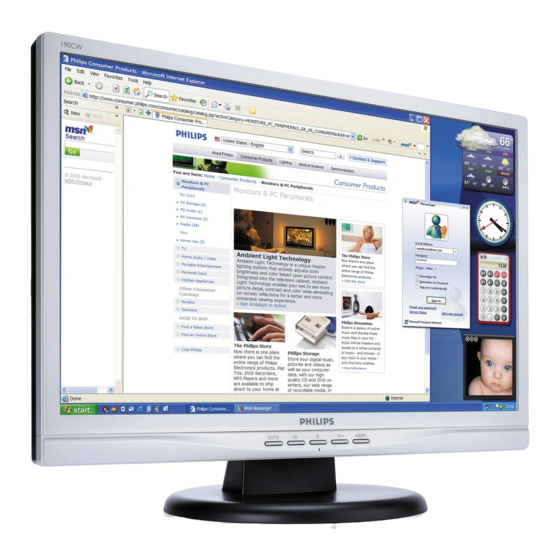 Philips 190WV7CS/00 Service Manual