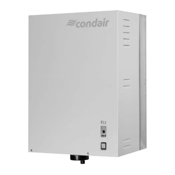 Condair EL2 Installation And Operating Instructions Manual