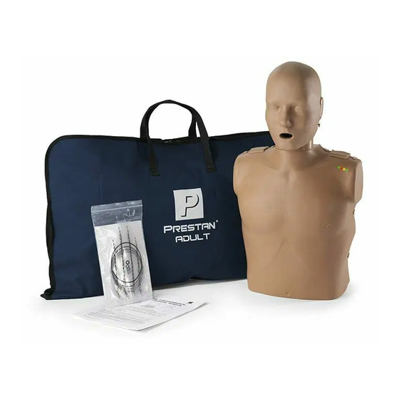 Prestan Adult Manikin 2000 Series Use And Care Instruction