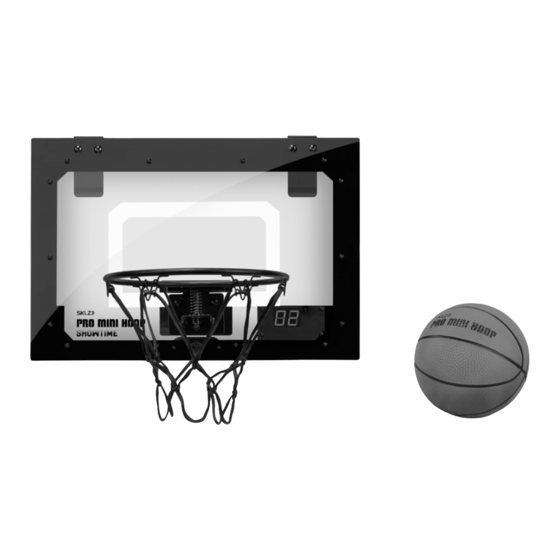 SKLZ PRO MINI HOOP SHOWTIME Instruction Manual