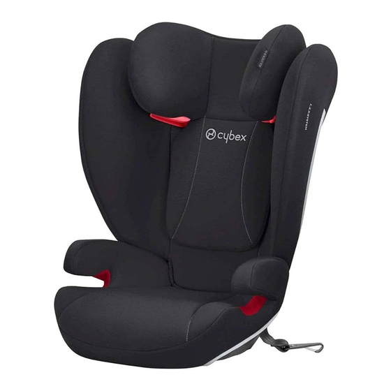 Cybex Silver SOLUTION B I-FIX Manuals