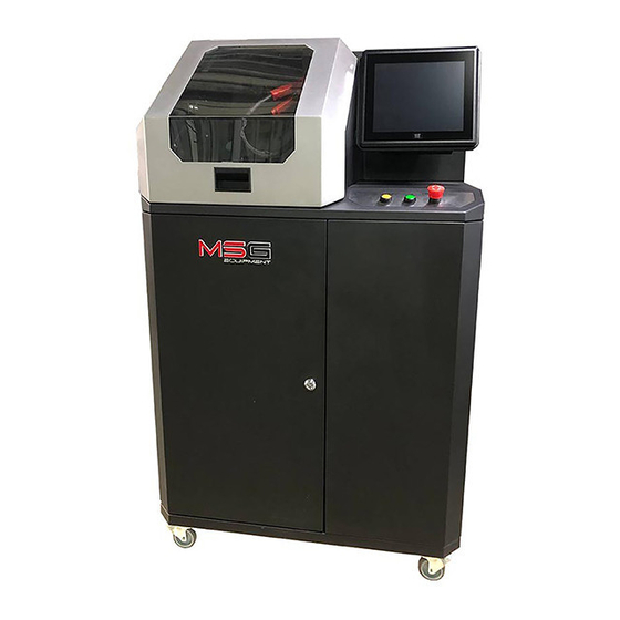 MSG Equipment MS005 User Manual