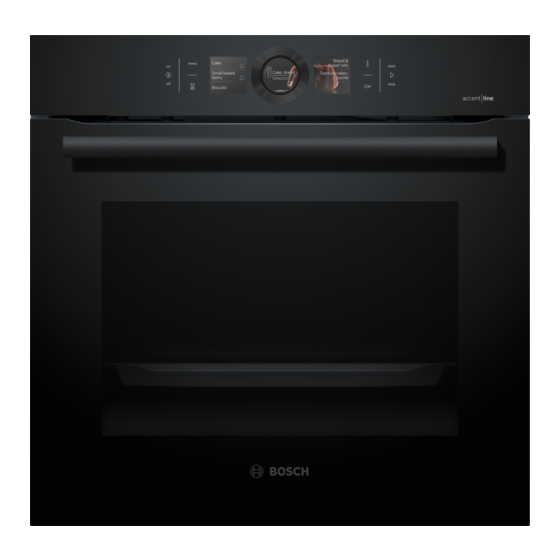 Bosch HBG8769 7 Series User Manual And Installation Instructions