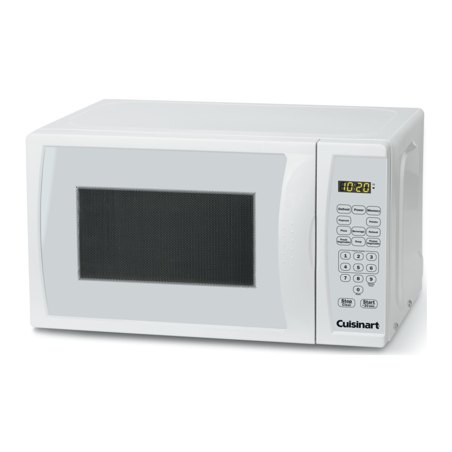 Cuisinart CMW-55 Series - Compact Microwave Manual
