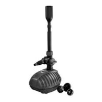 Oase Aquarius Fountain Set 4000 E Operating Instructions Manual