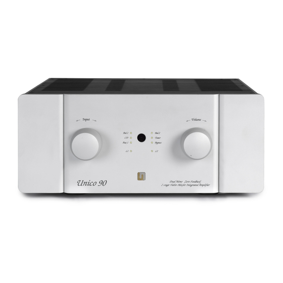 Unison Research Unico 90 Manual