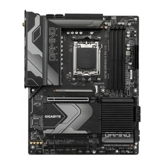 Gigabyte X670 GAMING X AX V2 User Manual