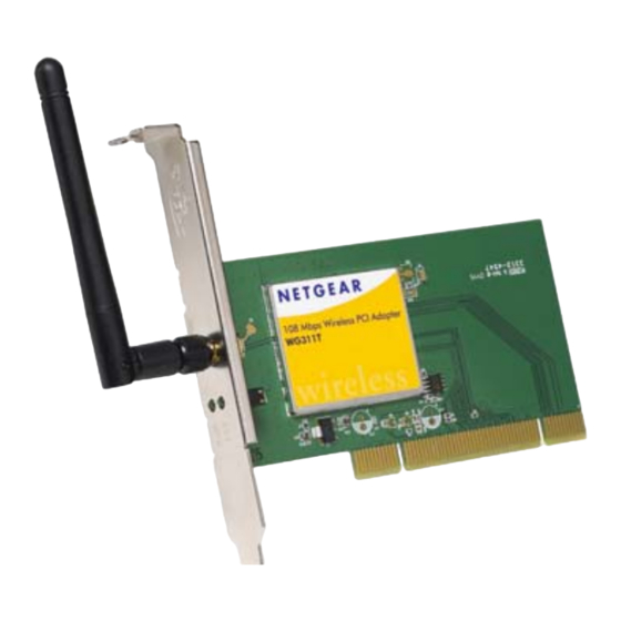 NETGEAR WG311T User Manual