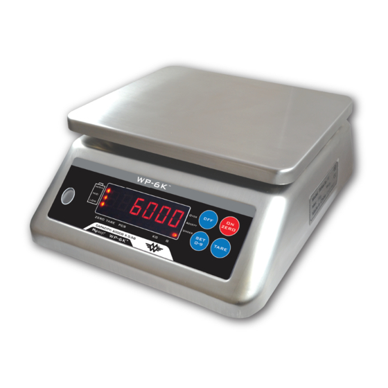 MyWeigh WP6K User Manual