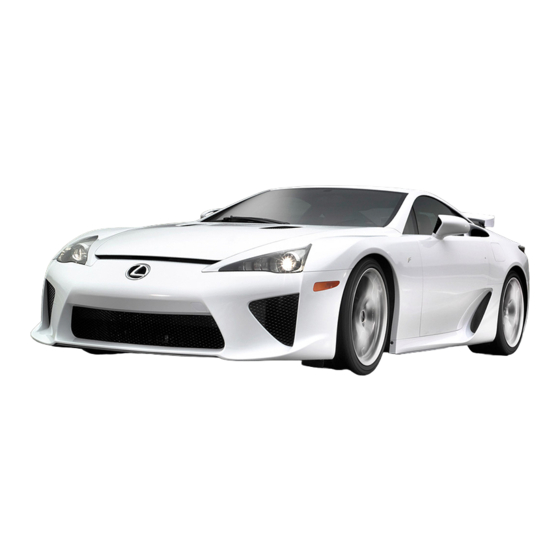 Lexus LFA Owner's Manual