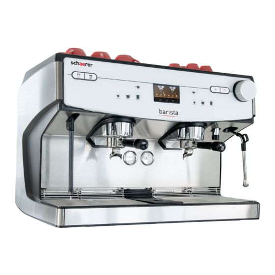 Schaerer Barista Programming Manual