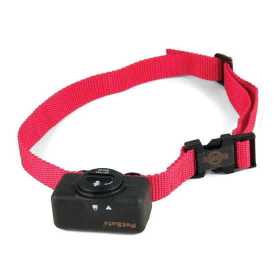 Petsafe Bark Control Collar Operating Manual