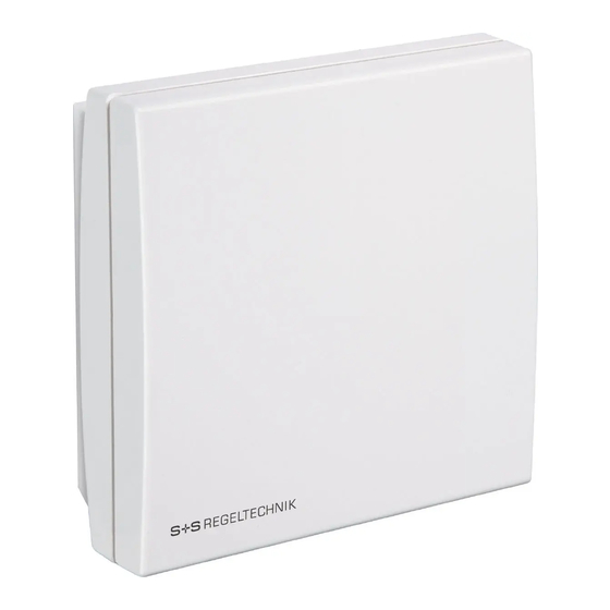 S+S Regeltechnik HYGRASGARD RFF Operating Instructions, Mounting & Installation