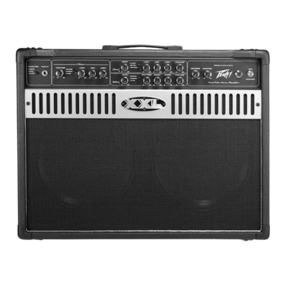 Peavey XXL 212Combo Operation Manual